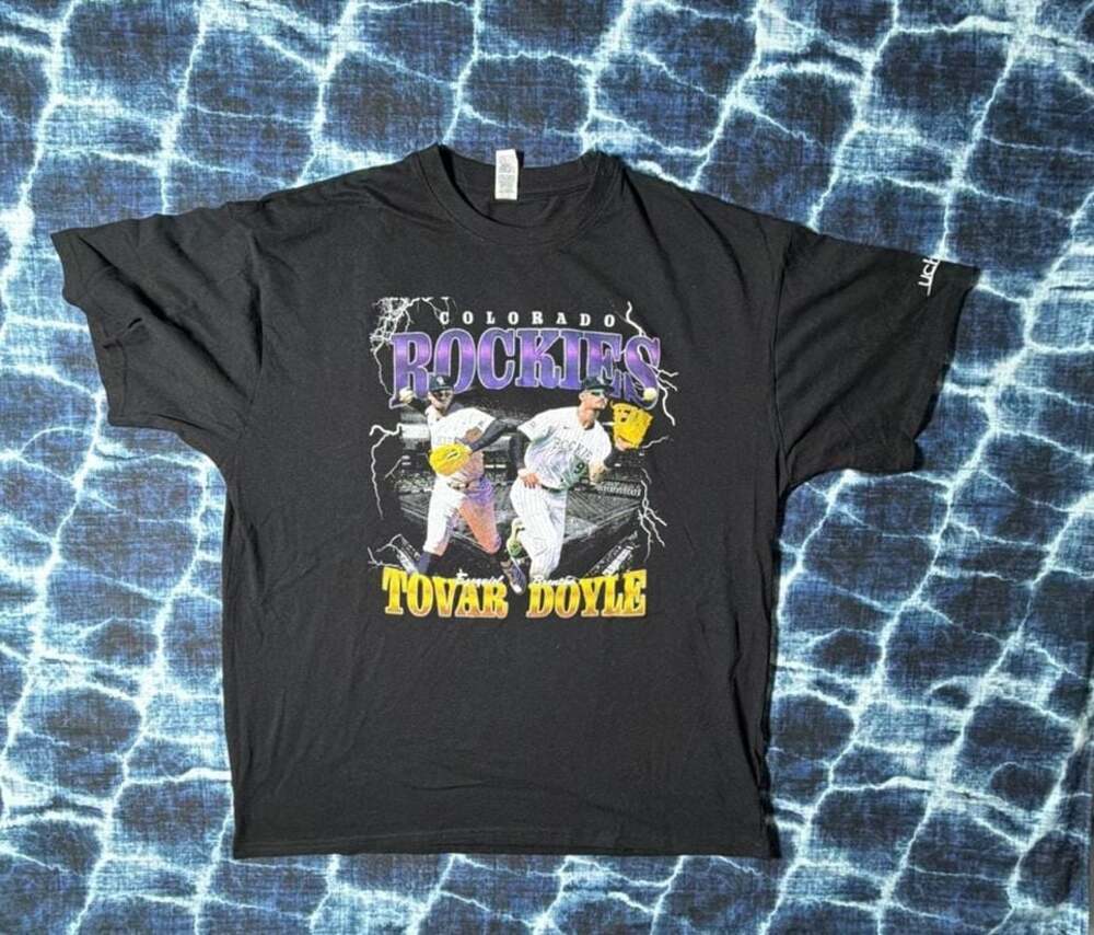 Colorado Rockies Ezequiel Tovar & Brenton Doylegraphic T-Shirt
